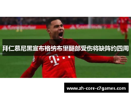 拜仁慕尼黑宣布格纳布里腿部受伤将缺阵约四周